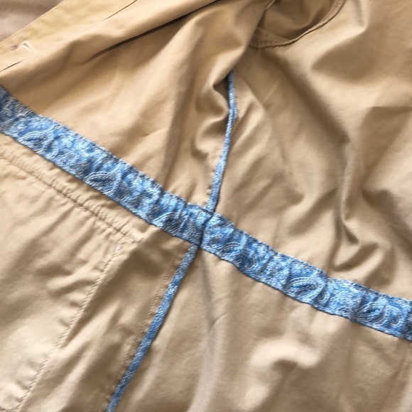 Levi’s Utility Jacket Drawstring Cotton Epaulettes Drawstring Waist Size Medium - Picture 8 of 9